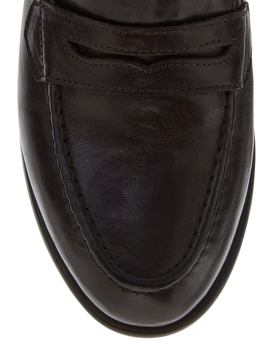 Lavena Loafer in Chocolate  Leather