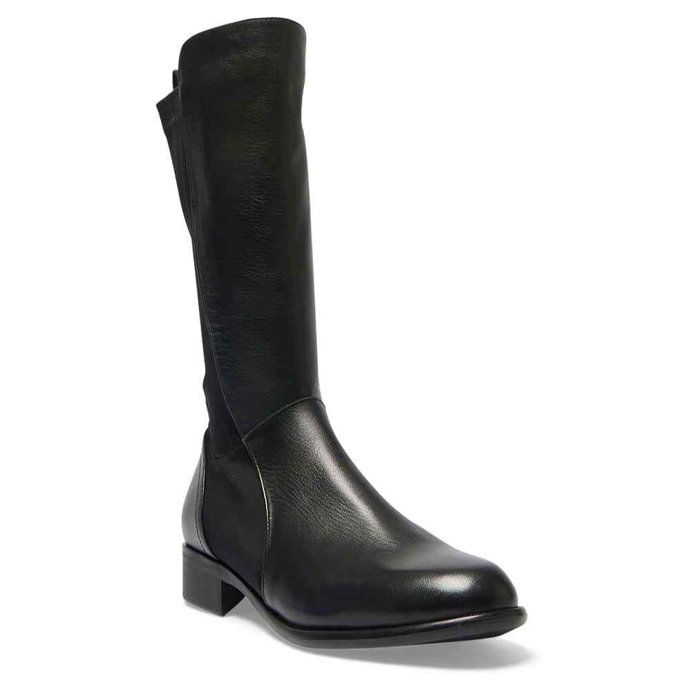 Leroy Boot in Black Leather