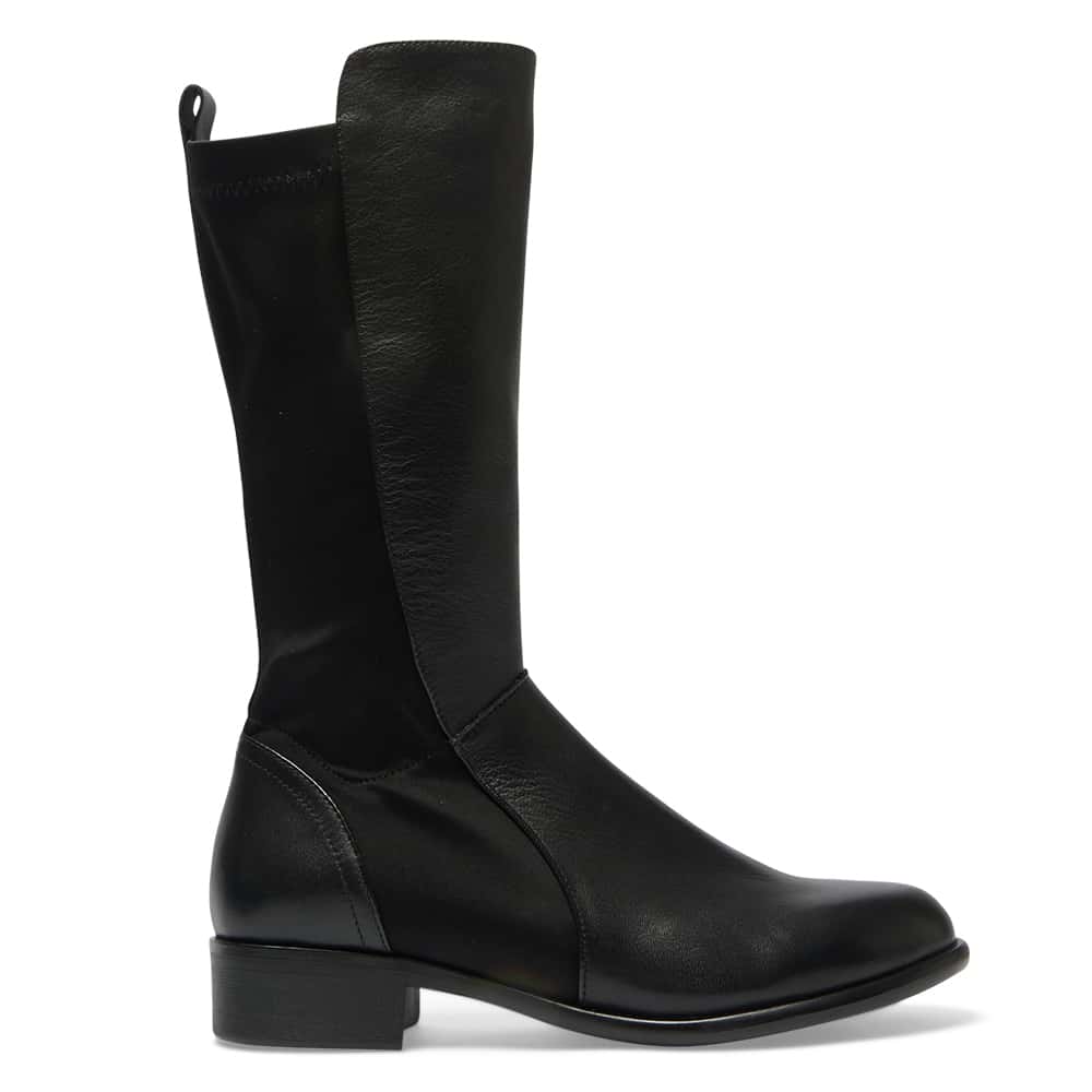 Leroy Boot in Black Leather
