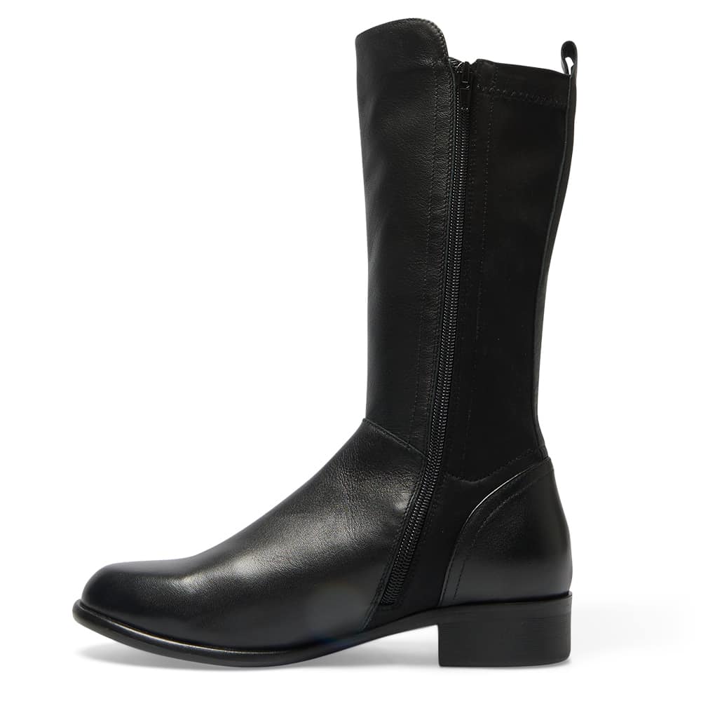 Leroy Boot in Black Leather