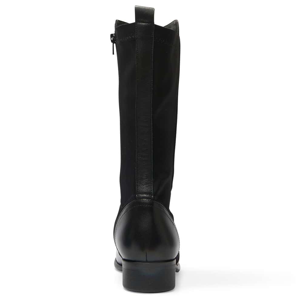 Leroy Boot in Black Leather