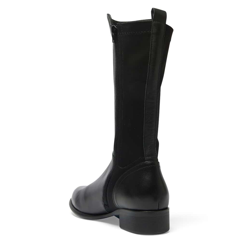 Leroy Boot in Black Leather