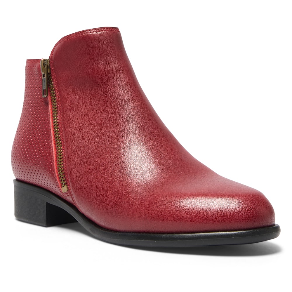 Lorenzo Boot in Red Leather