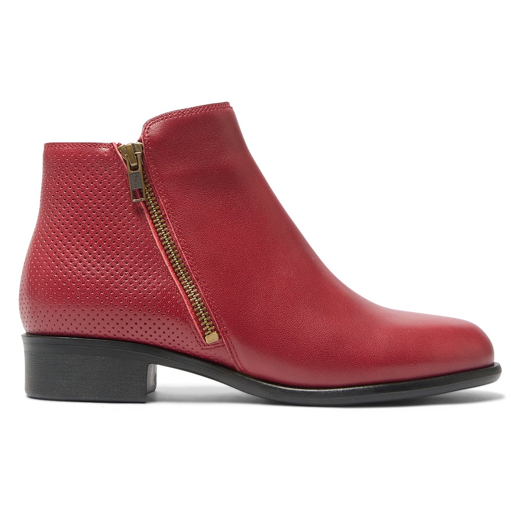 Lorenzo Boot in Red Leather
