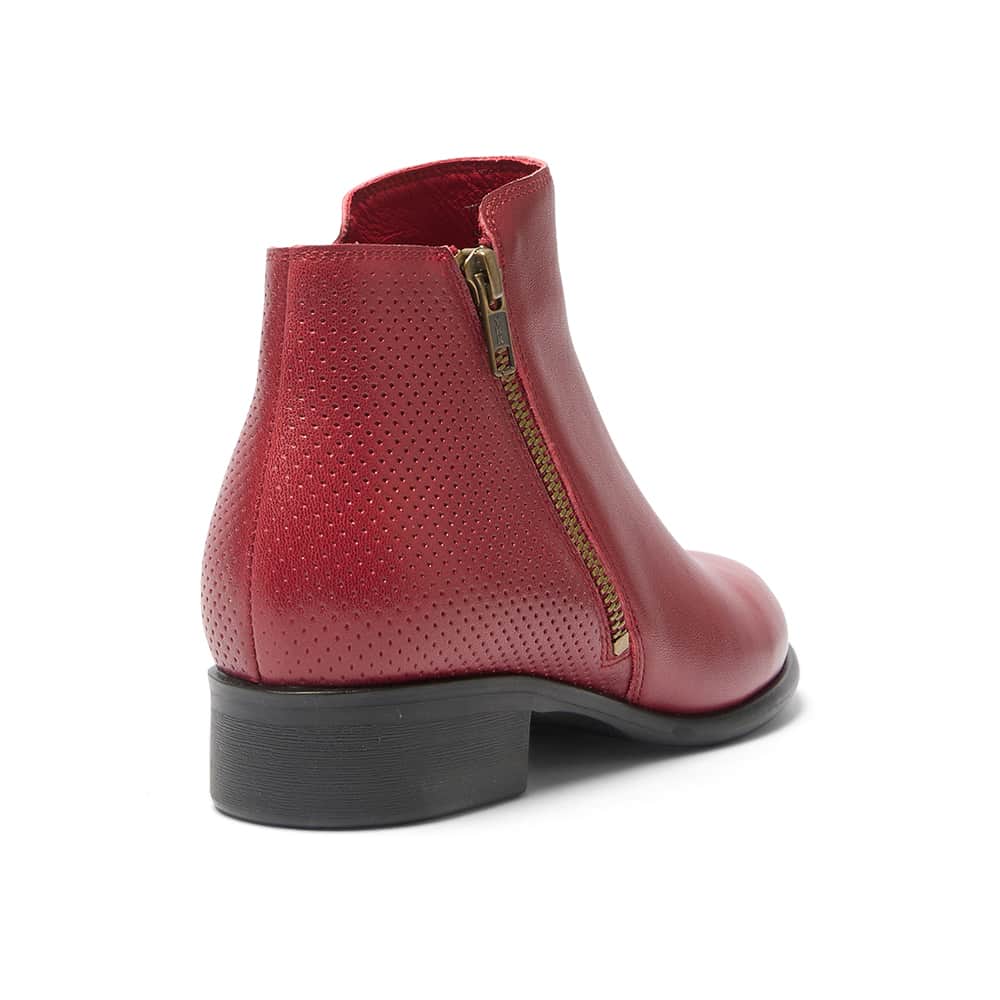 Lorenzo Boot in Red Leather