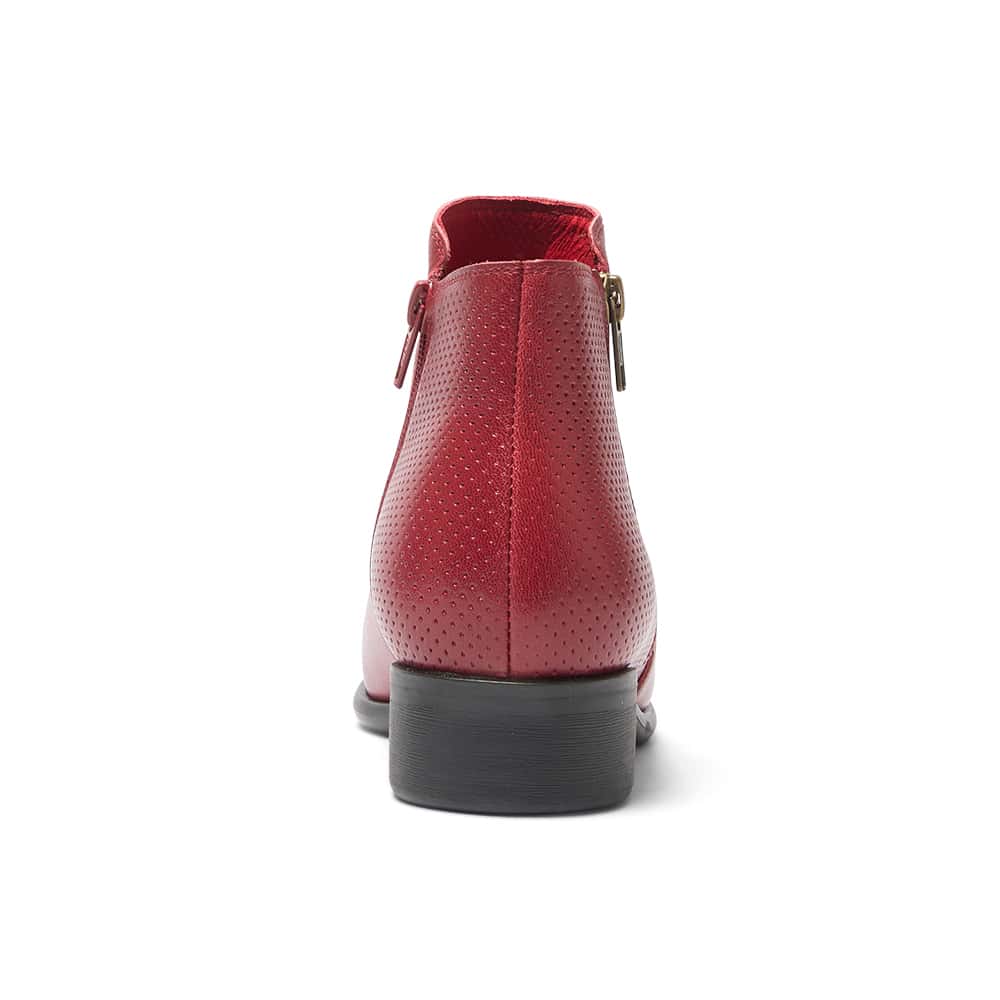 Lorenzo Boot in Red Leather