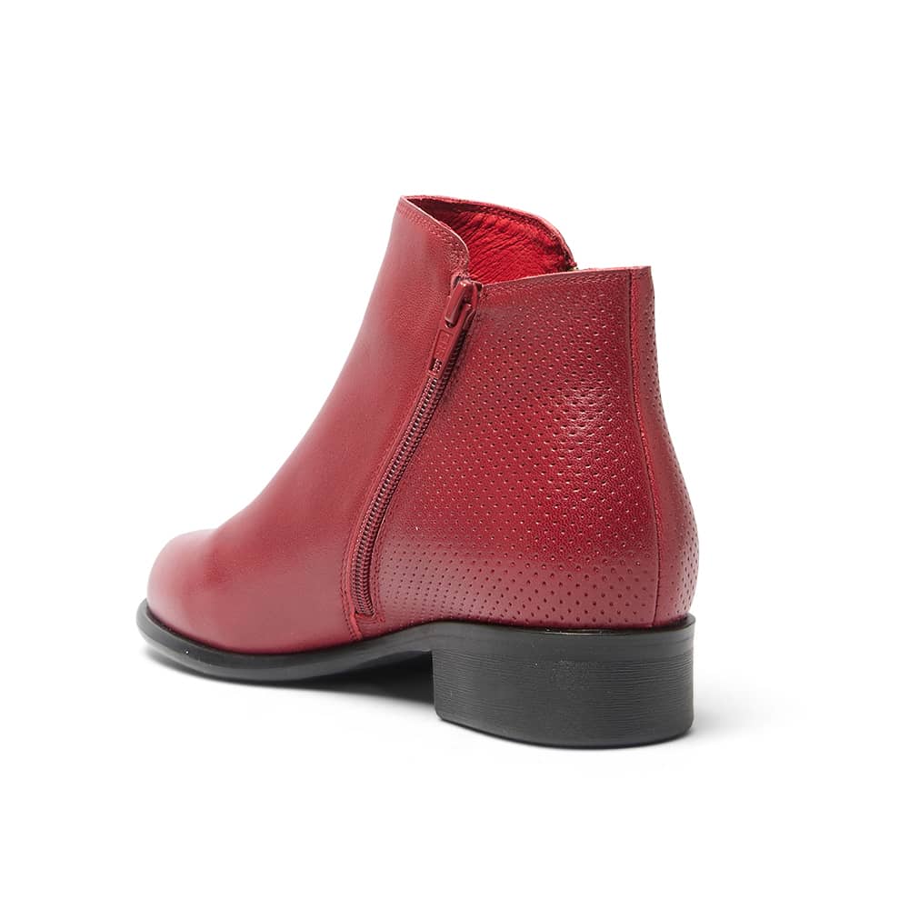 Lorenzo Boot in Red Leather