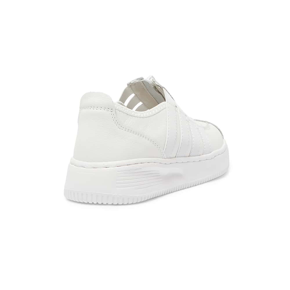 Newport Sneaker in White Leather