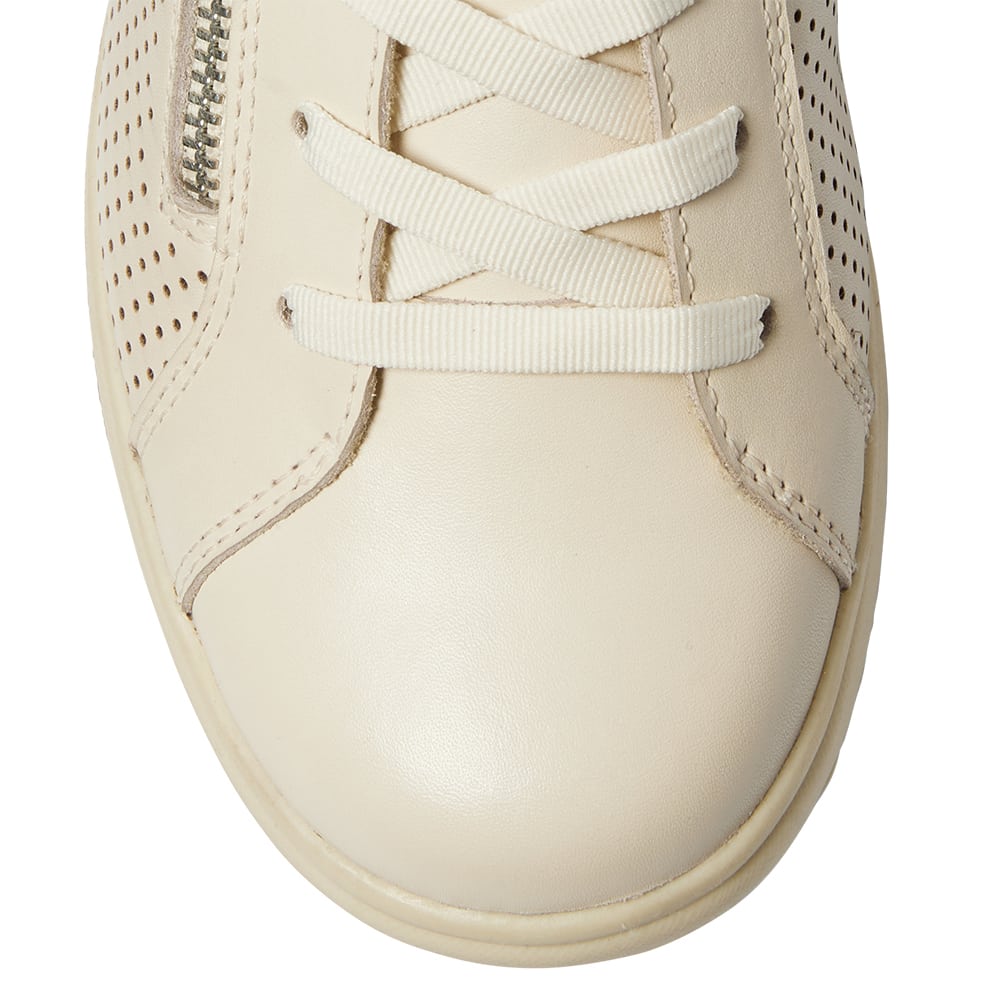 Normandy Sneaker in Bone/tan Leather