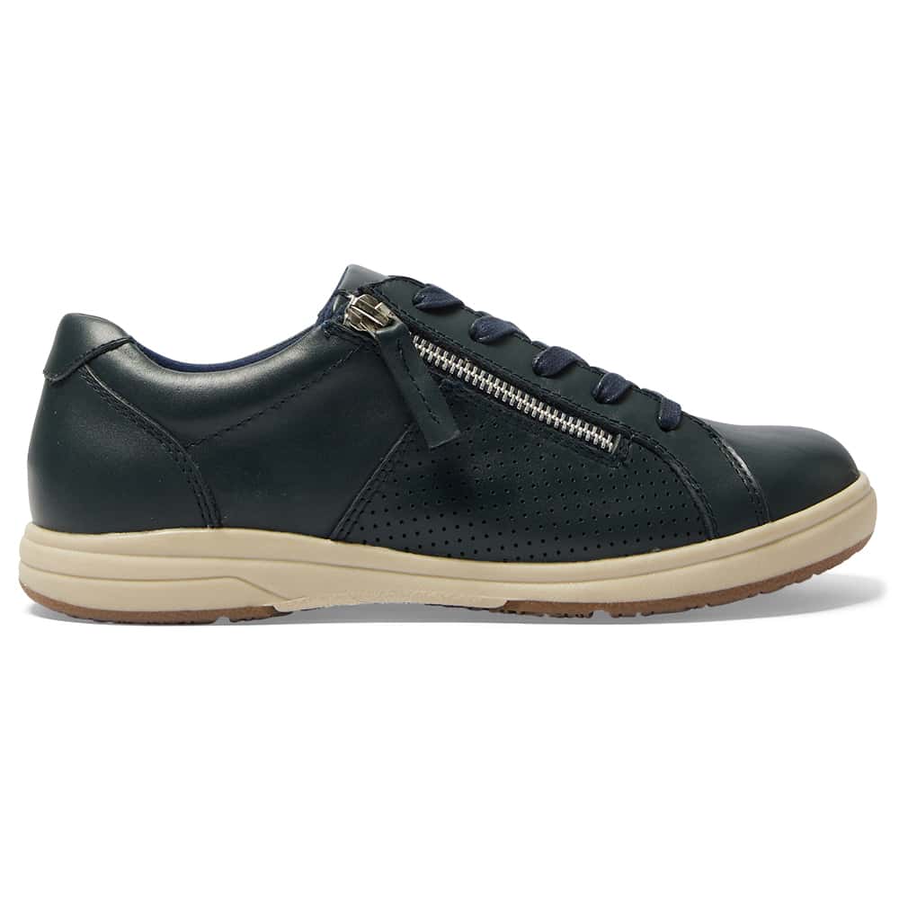 Normandy Sneaker in Navy Leather