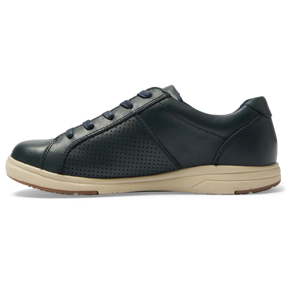 Normandy Sneaker in Navy Leather