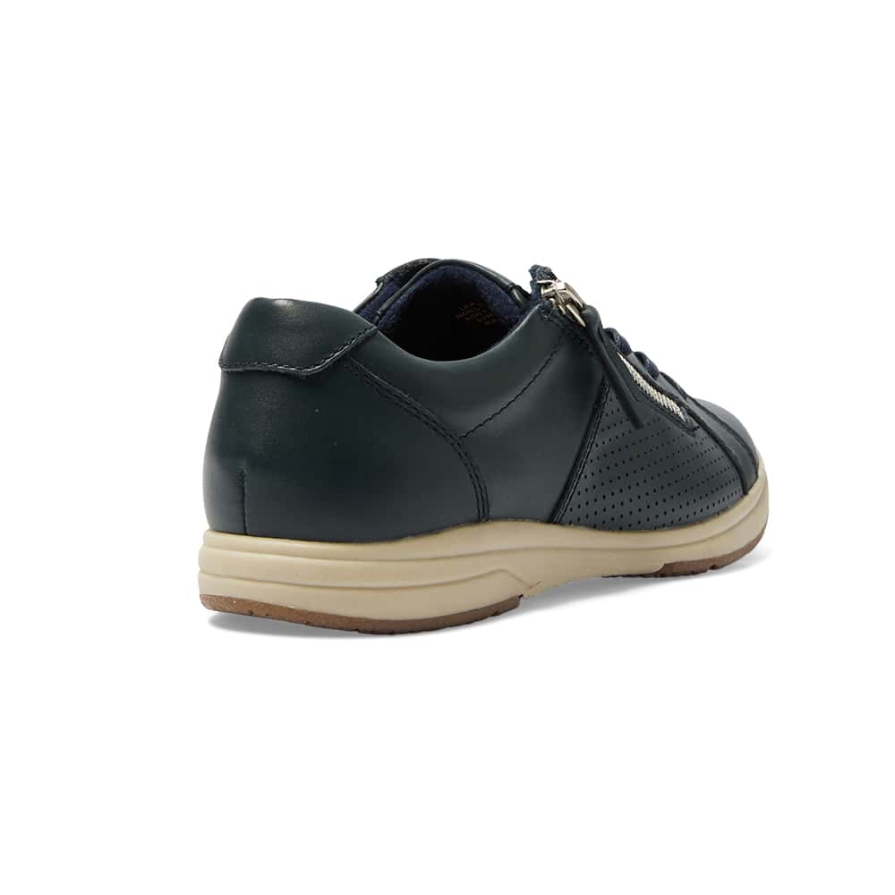 Normandy Sneaker in Navy Leather
