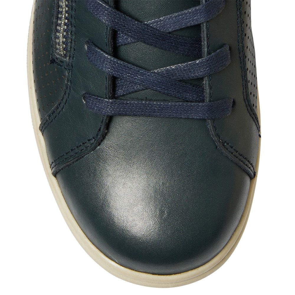 Normandy Sneaker in Navy Leather