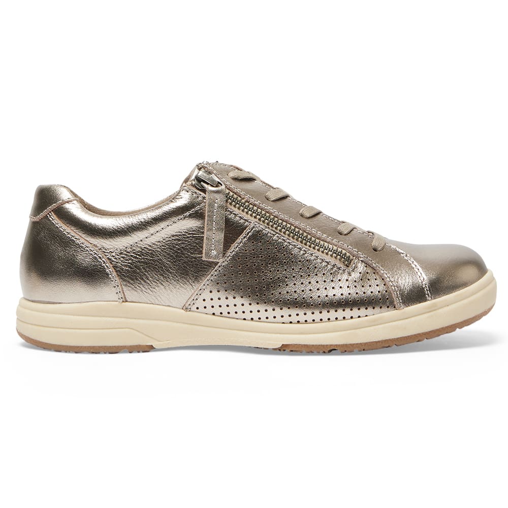 Normandy Sneaker in Pewter Leather