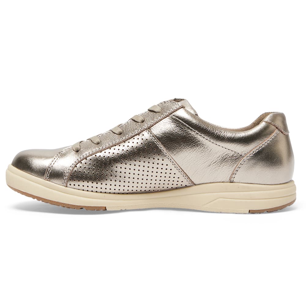 Normandy Sneaker in Pewter Leather