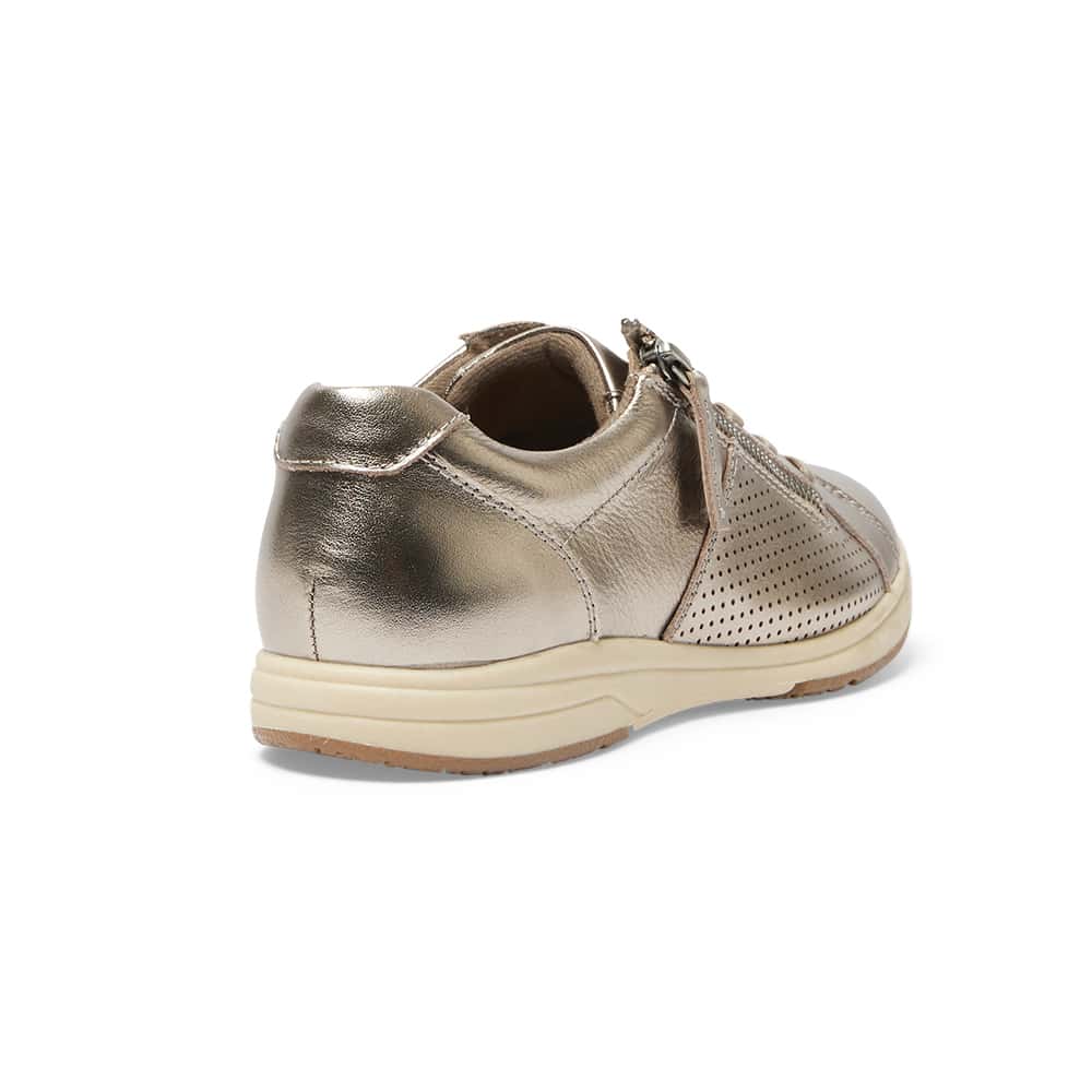 Normandy Sneaker in Pewter Leather
