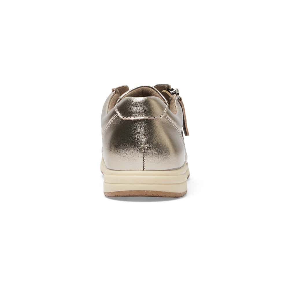 Normandy Sneaker in Pewter Leather