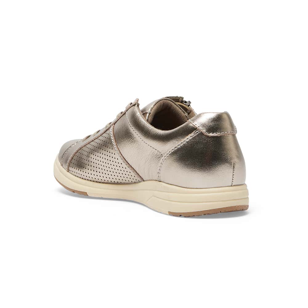 Normandy Sneaker in Pewter Leather