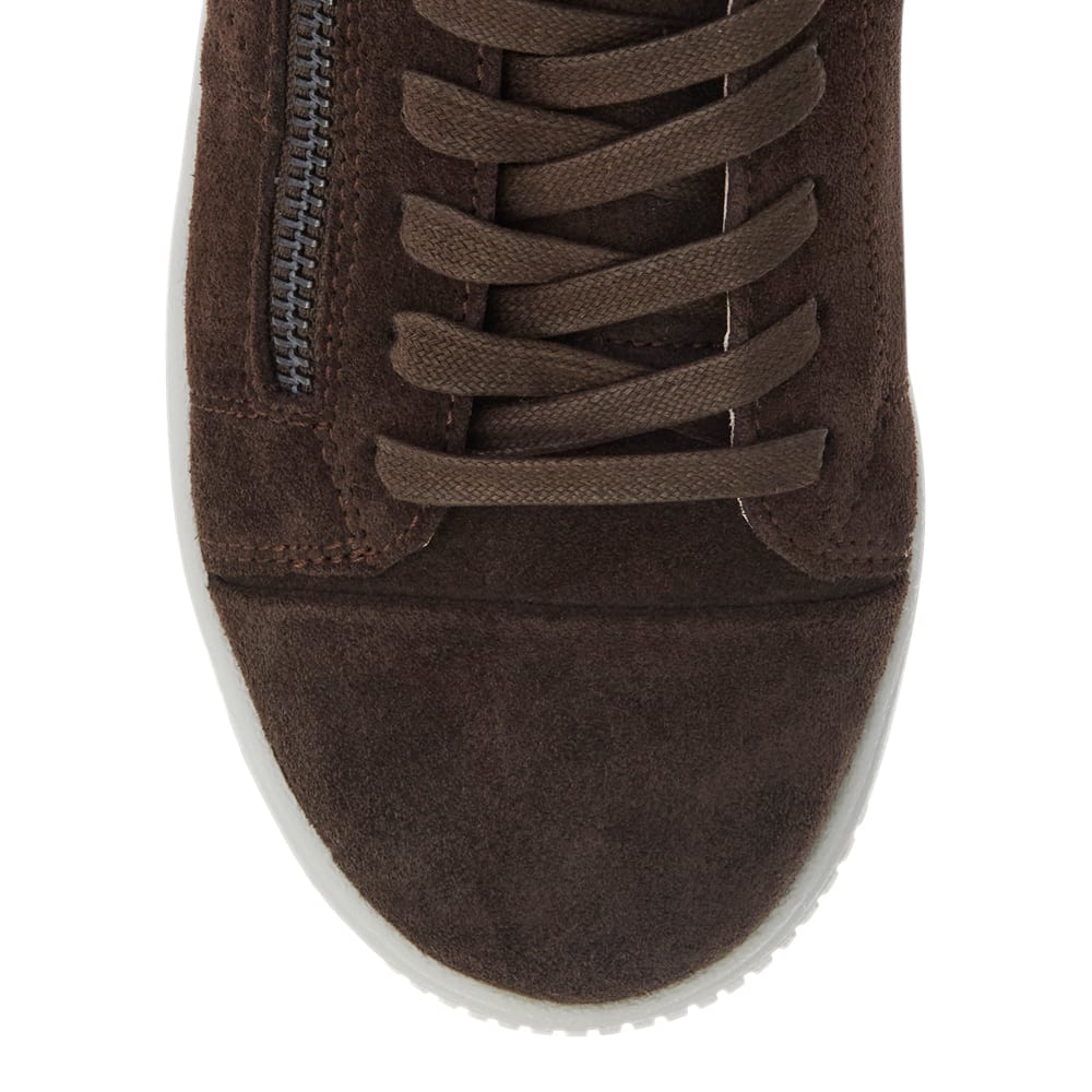 Novella Sneaker in Chocolate Suede