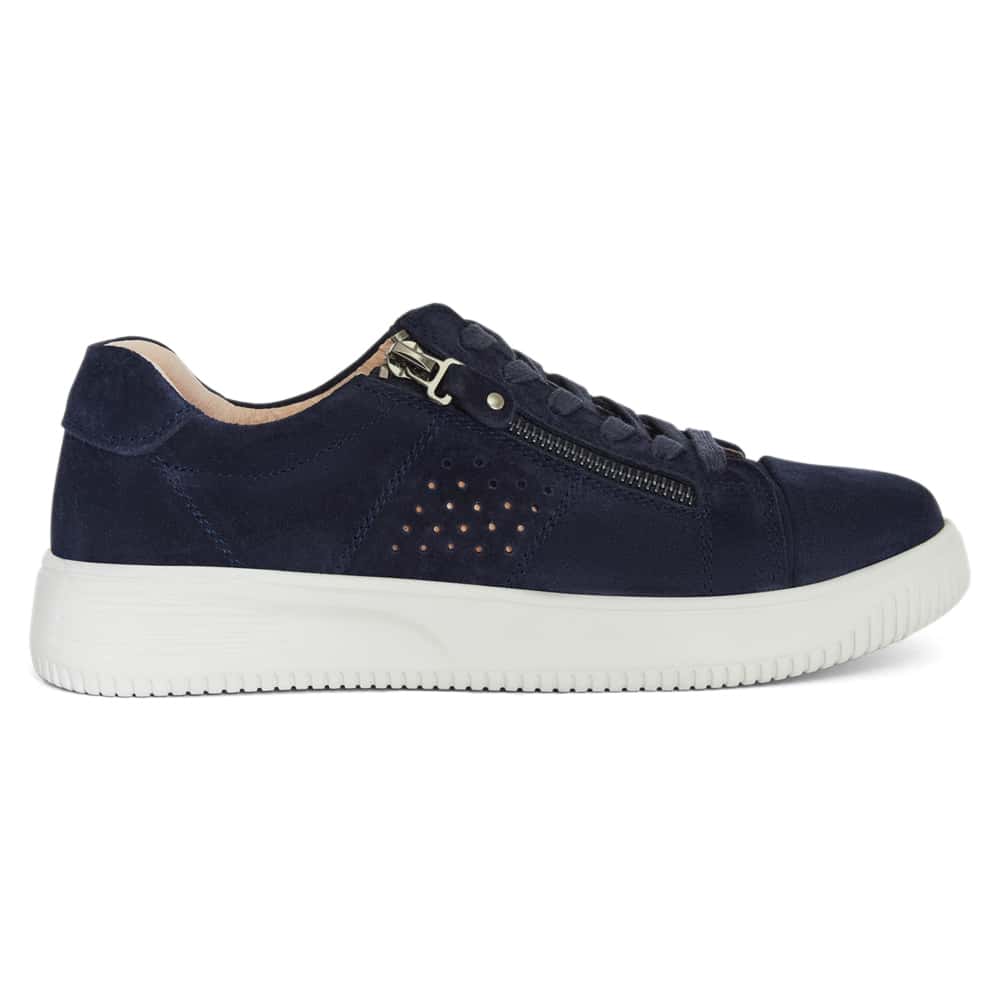 Novella Sneaker in Navy Suede