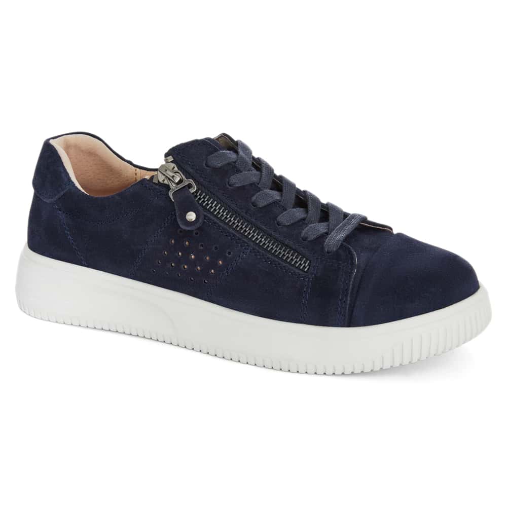 Novella Sneaker in Navy Suede