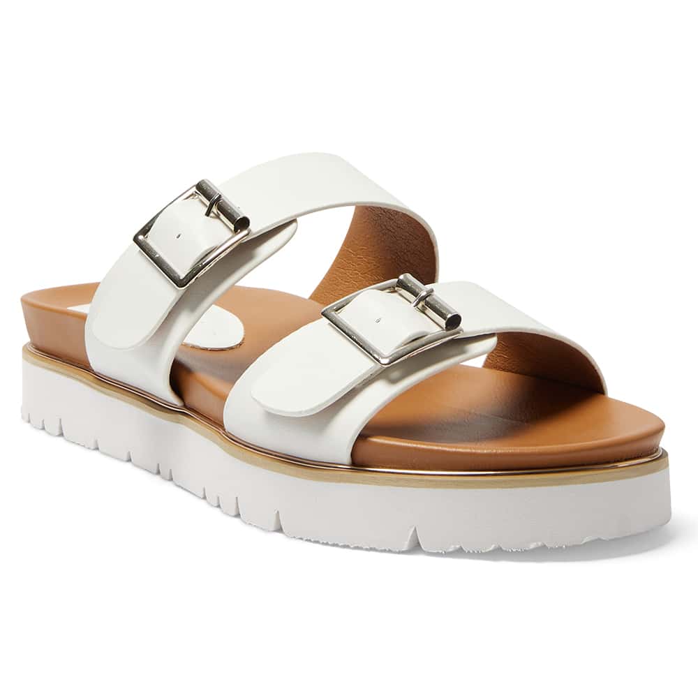 Saigon Slide in White Smooth