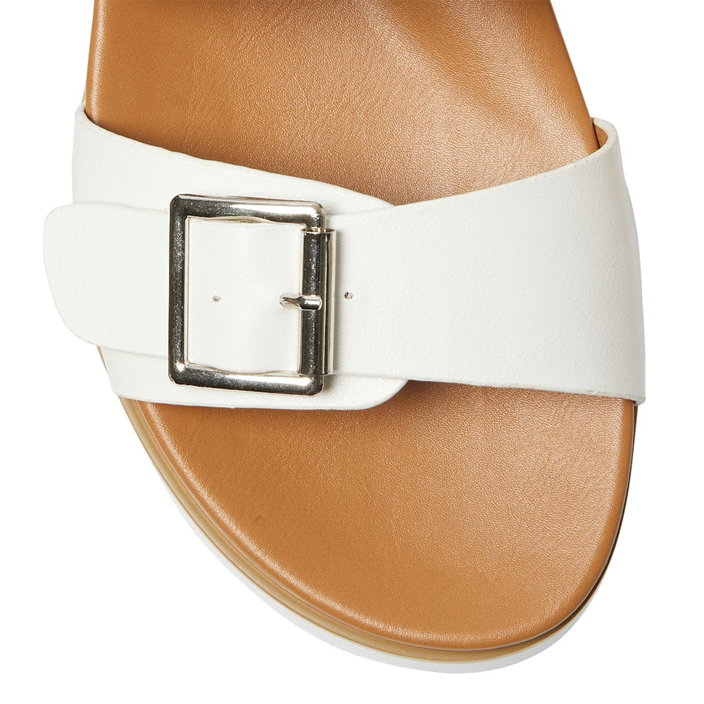 Saigon Slide in White Smooth