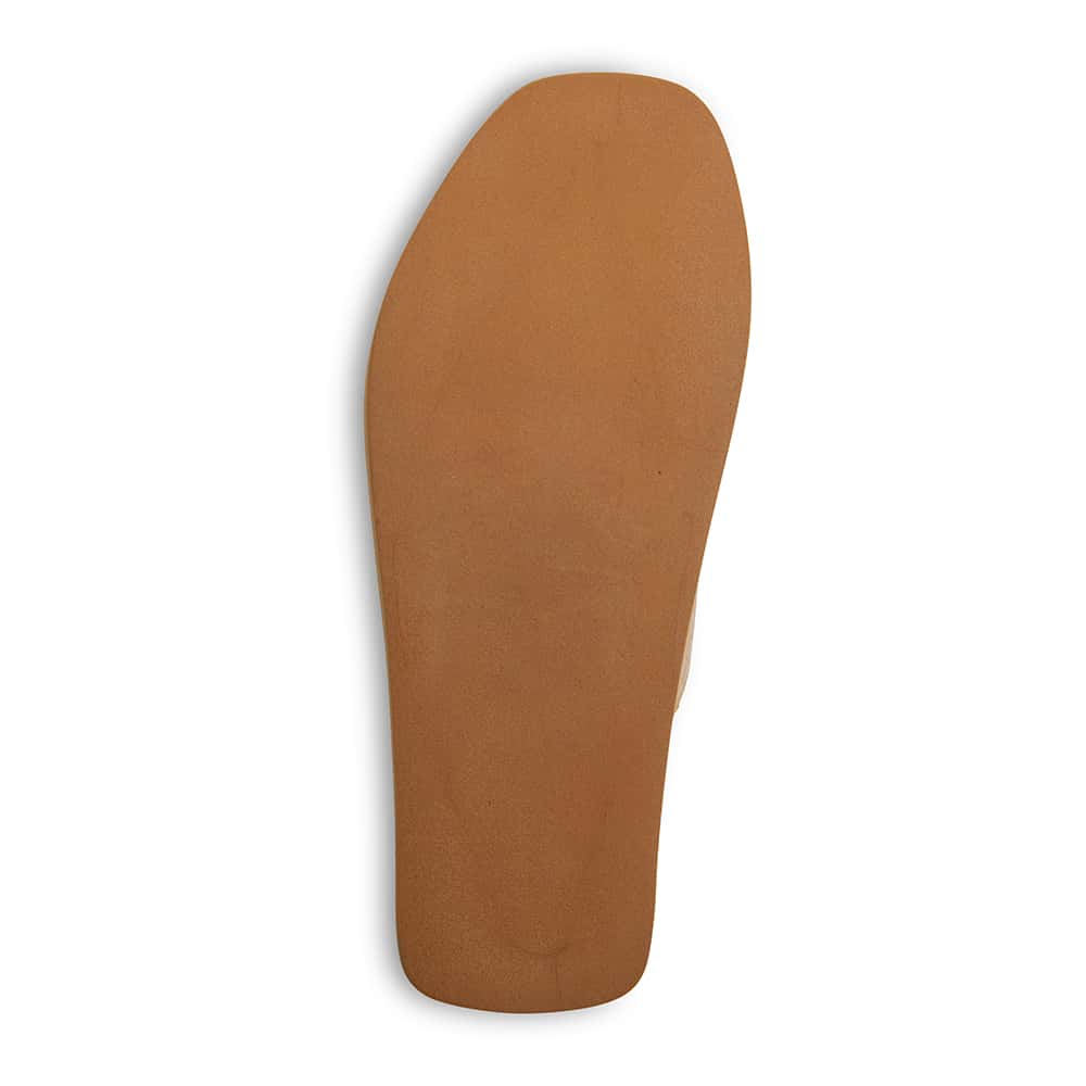 Jaffa Slide in Tan Leather