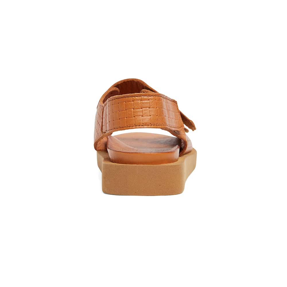 Java Sandal in Cognac Leather