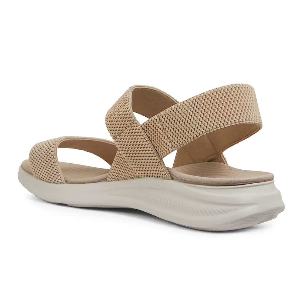 Mack Sandal in Beige Stretch
