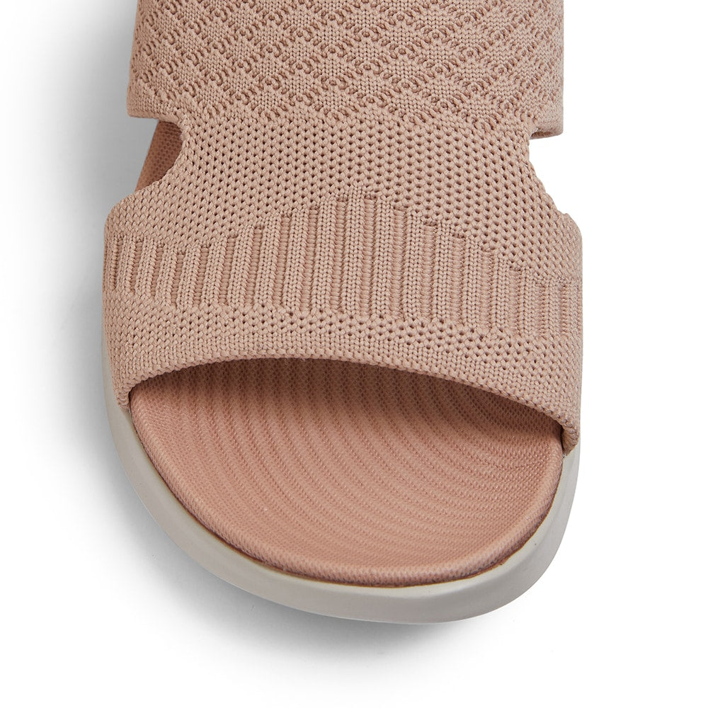 Madon Slide in Blush Stretch