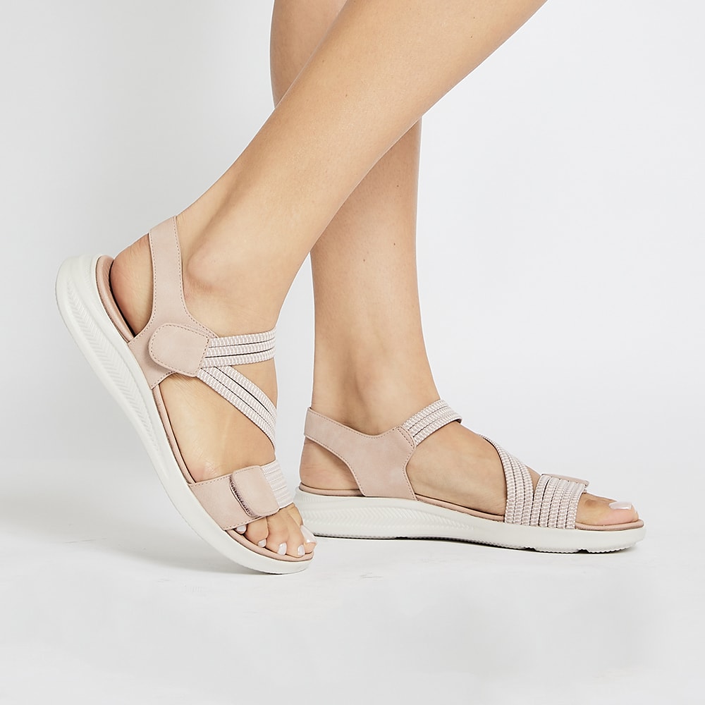 Neon Sandal in Blush