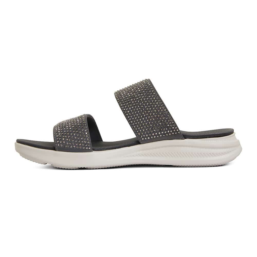 Novato Slide in Grey Diamante