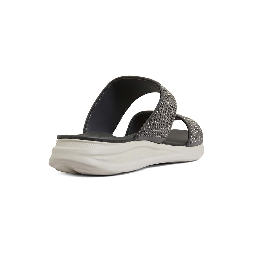 Novato Slide in Grey Diamante