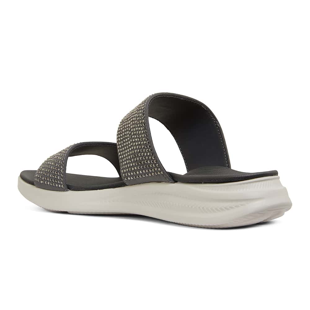 Novato Slide in Grey Diamante