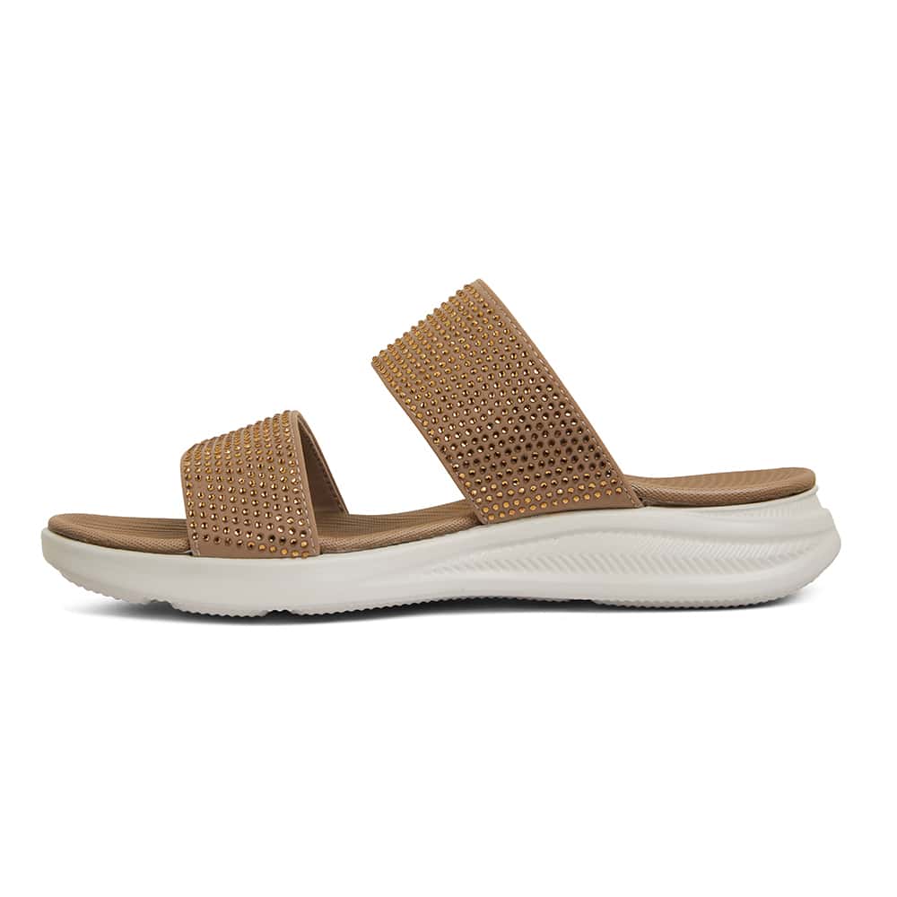 Novato Slide in Taupe Diamante