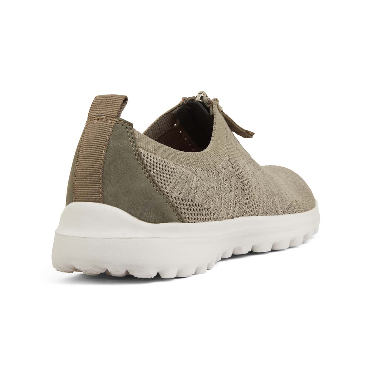 Oberon Sneaker in Khaki Stretch