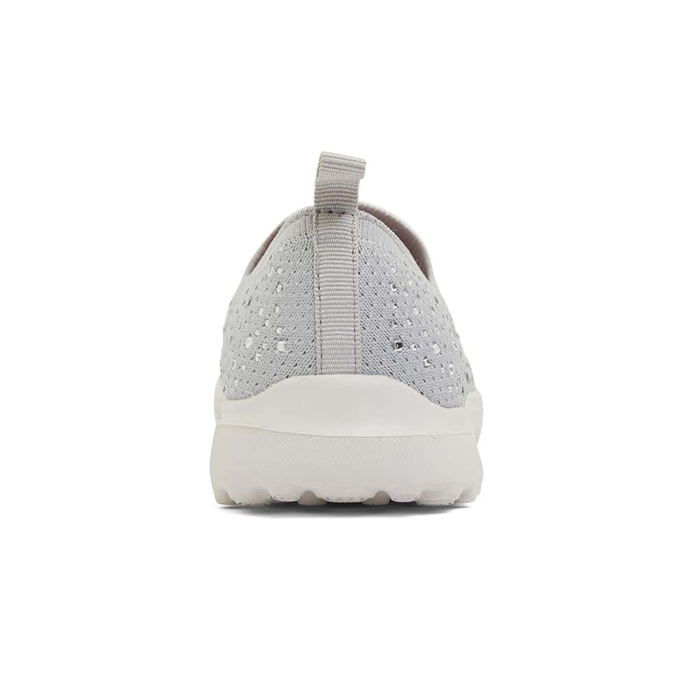 Parlour Sneaker in Light Grey Diamante