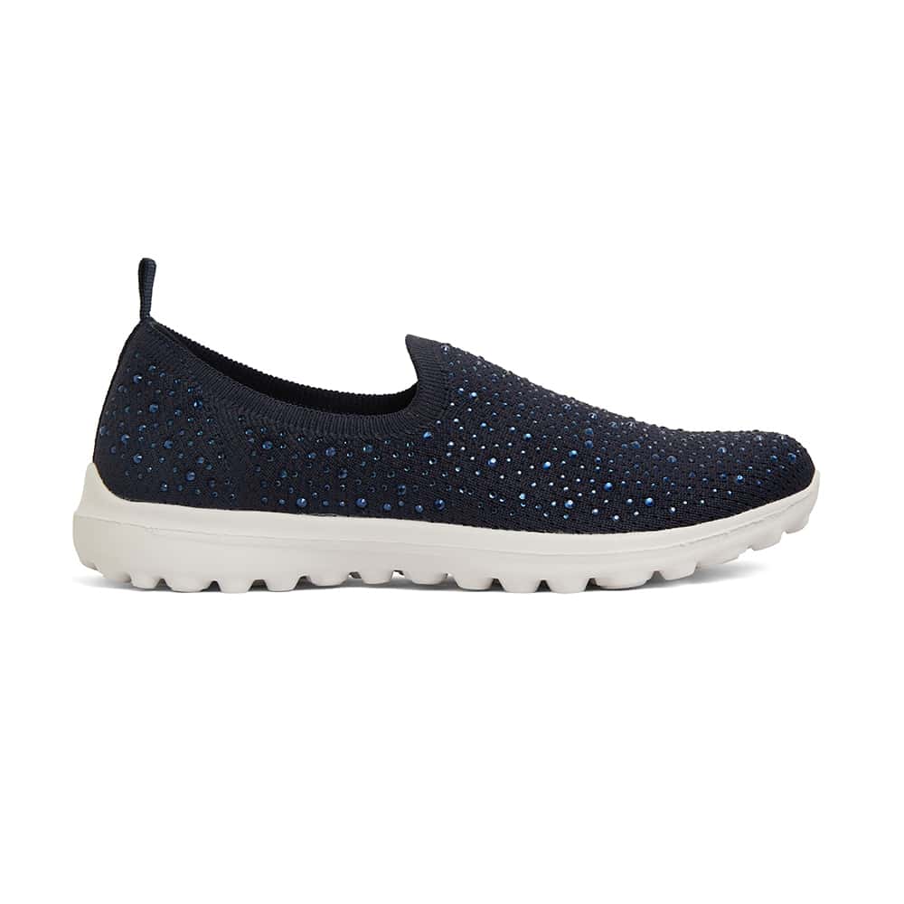 Parlour Sneaker in Navy Diamante