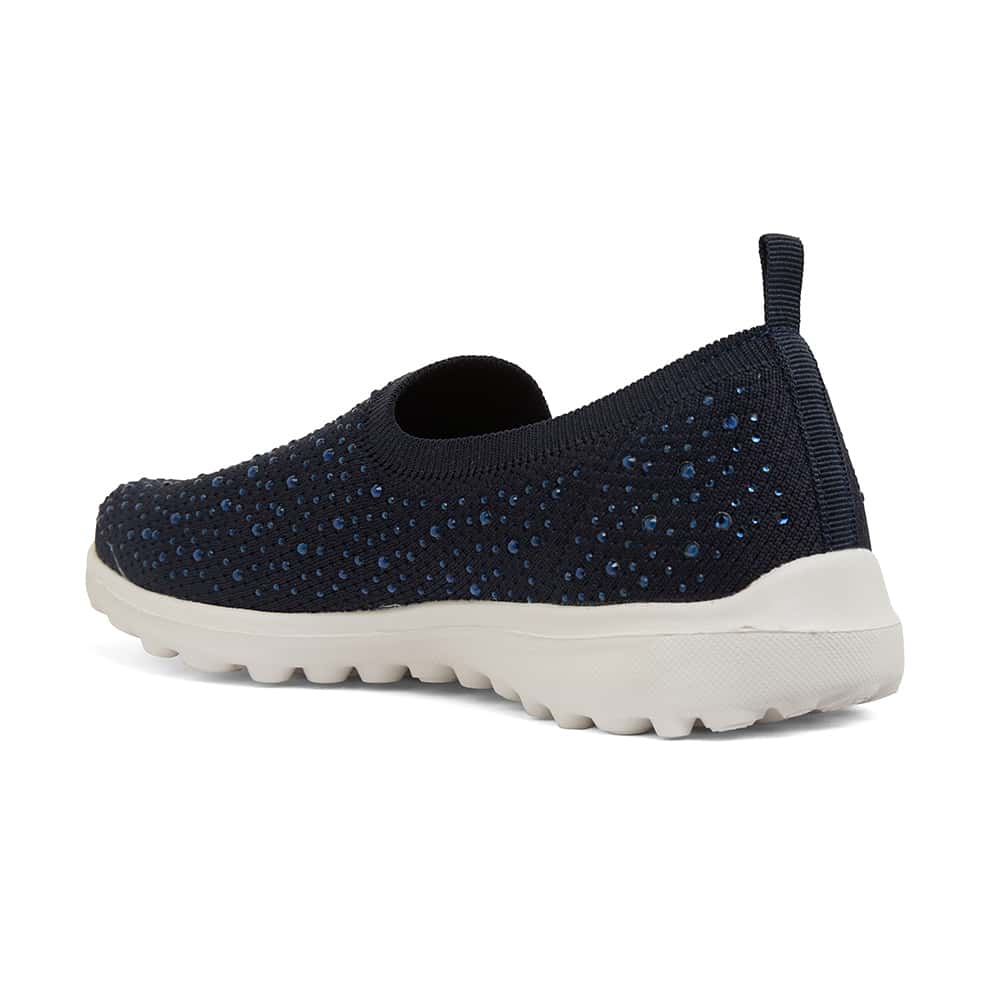 Parlour Sneaker in Navy Diamante