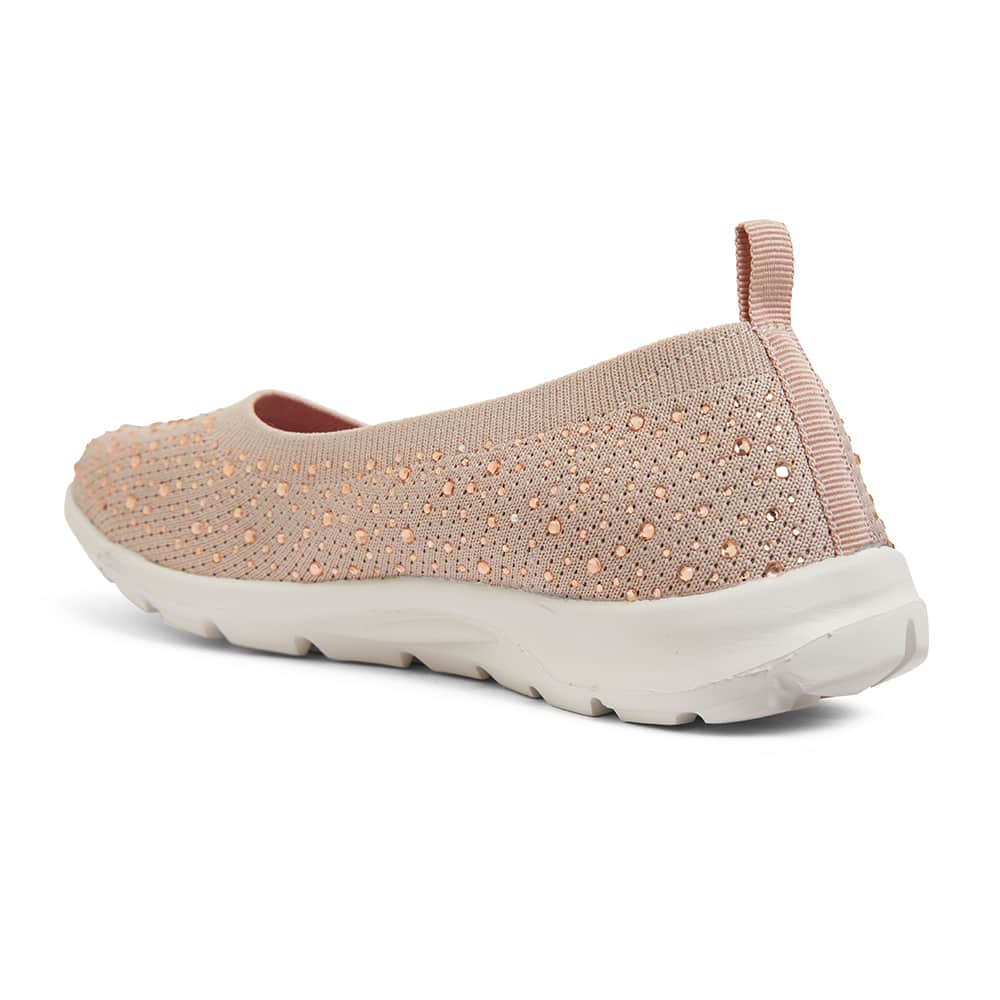 Patrice Sneaker in Blush Diamante