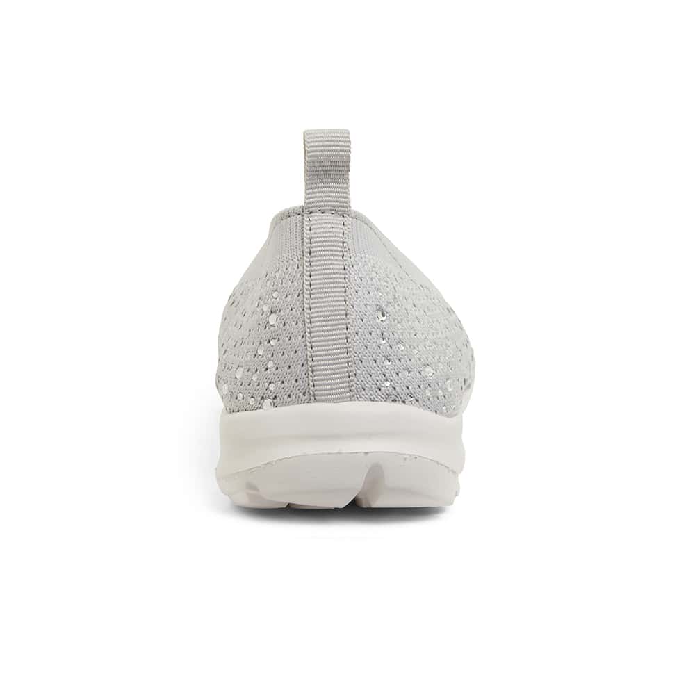 Patrice Sneaker in Light Grey Diamante