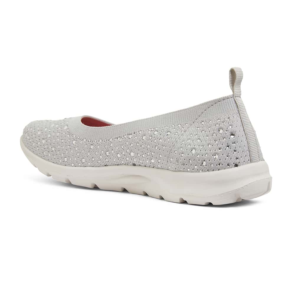Patrice Sneaker in Light Grey Diamante