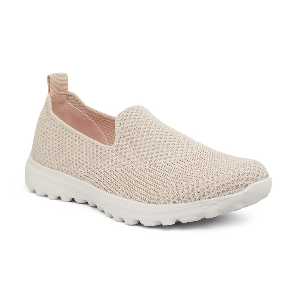 Peak Sneaker in Beige Stretch | Active Flex | Shoe HQ