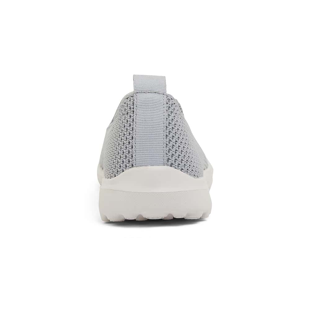 Peak Sneaker in Light Grey Stretch