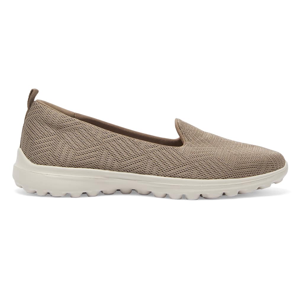 Perry Sneaker in Khaki Stretch