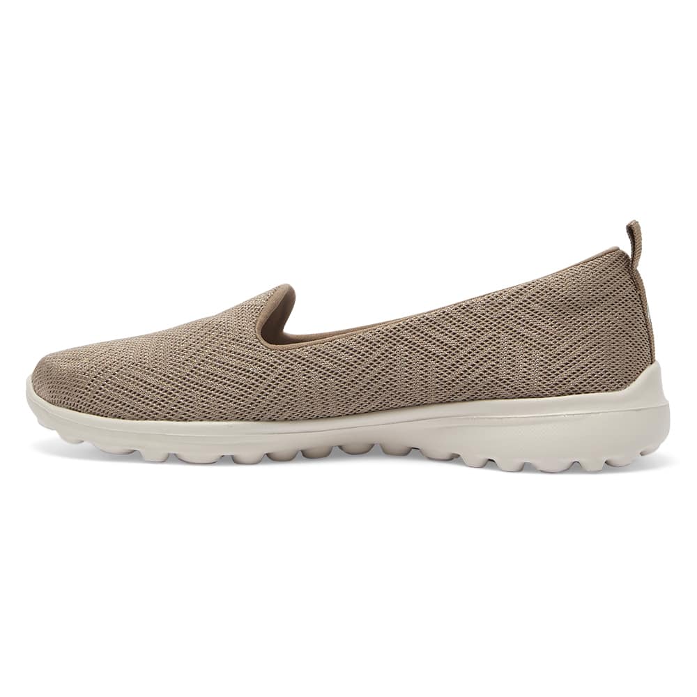 Perry Sneaker in Khaki Stretch