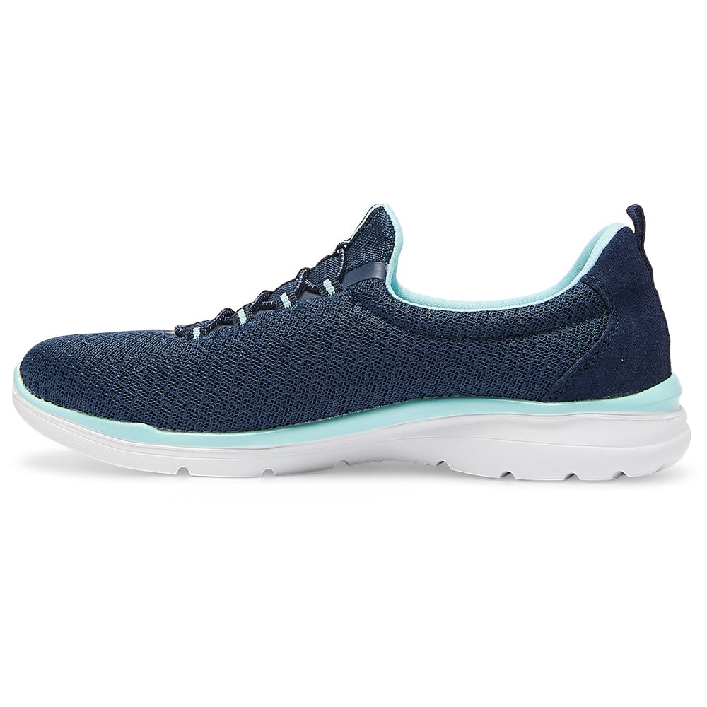 Quattro Sneaker in Navy/blue Knit