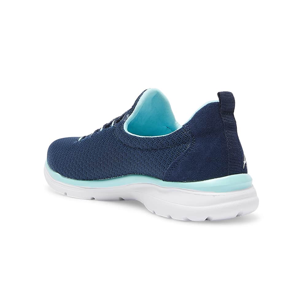 Quattro Sneaker in Navy/blue Knit