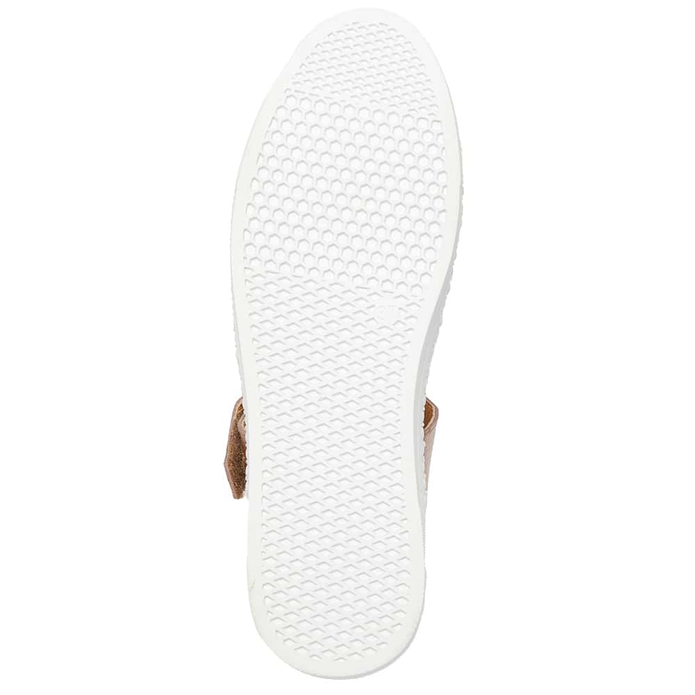 Ricky Ballet Flat in Tan Leather